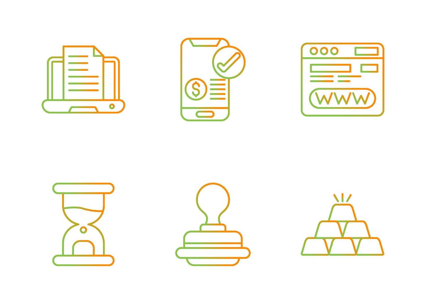 Banking Vector Icon Set