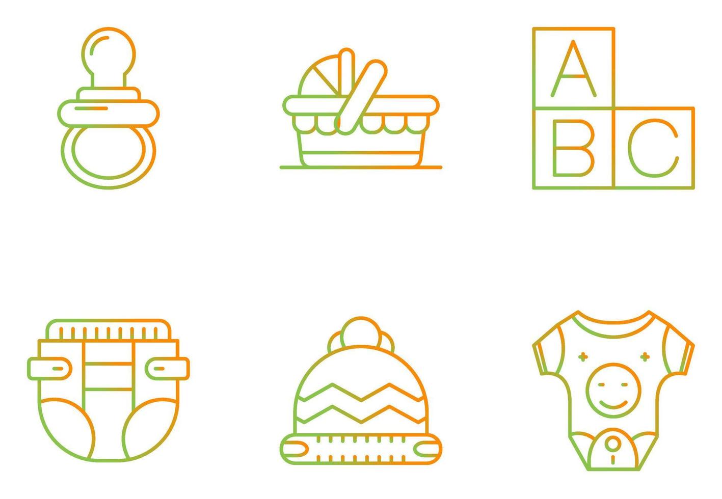 Baby Vector Icon Set