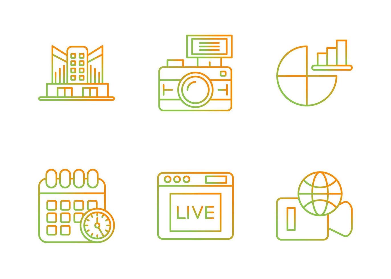 Journalism Vector Icon Set