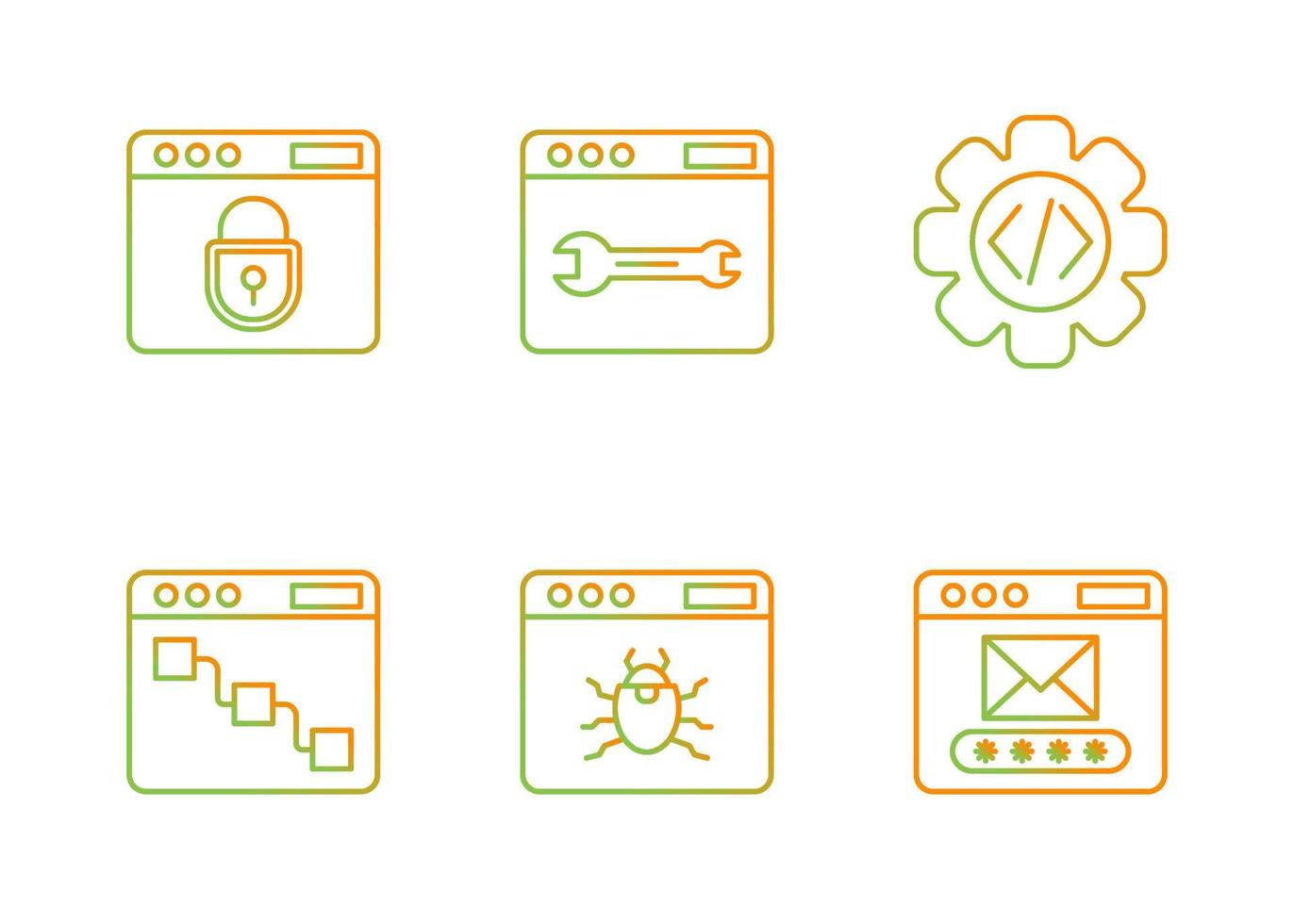 Web Development Vector Icon Set