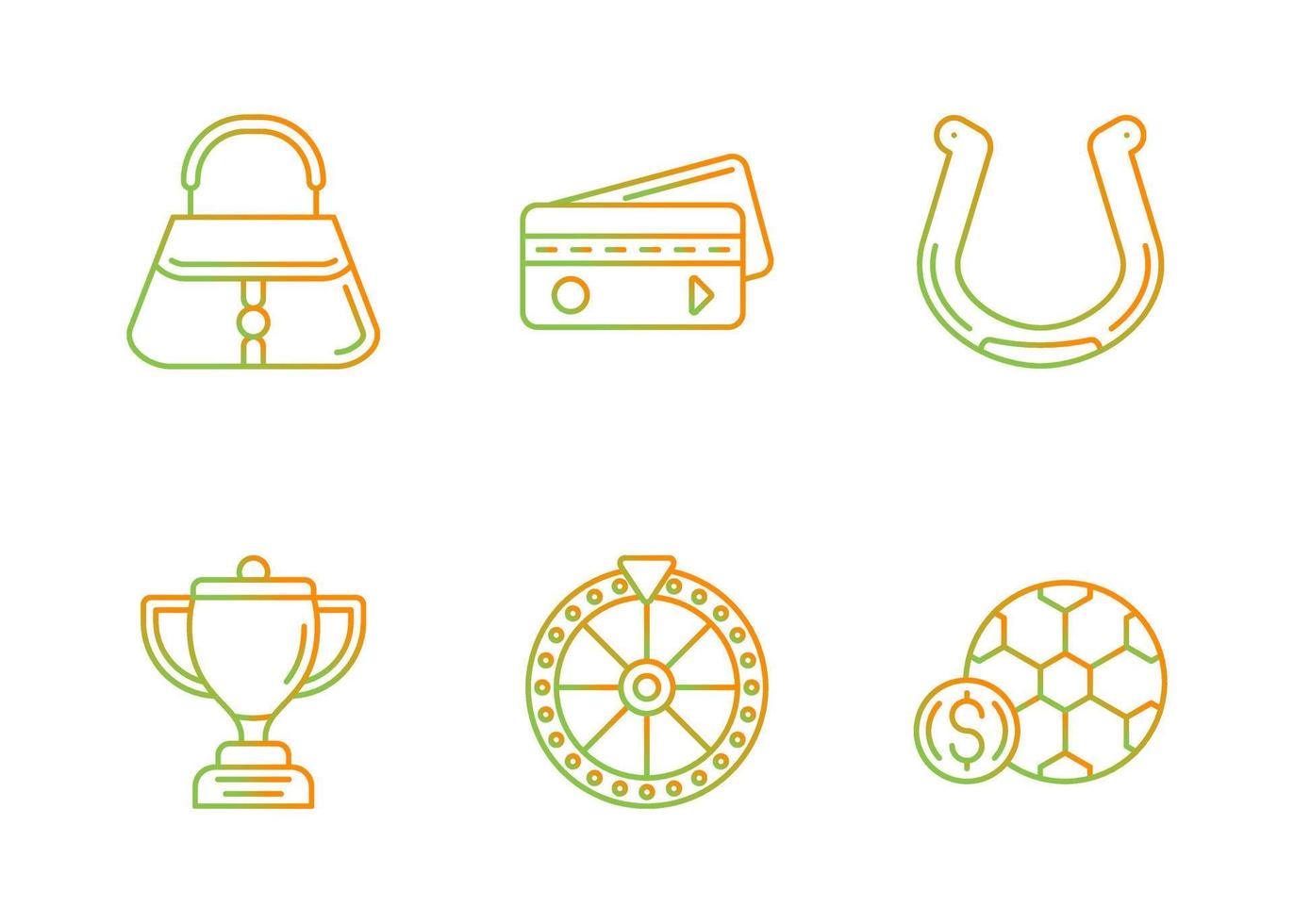 Lottery Vector Icon Set