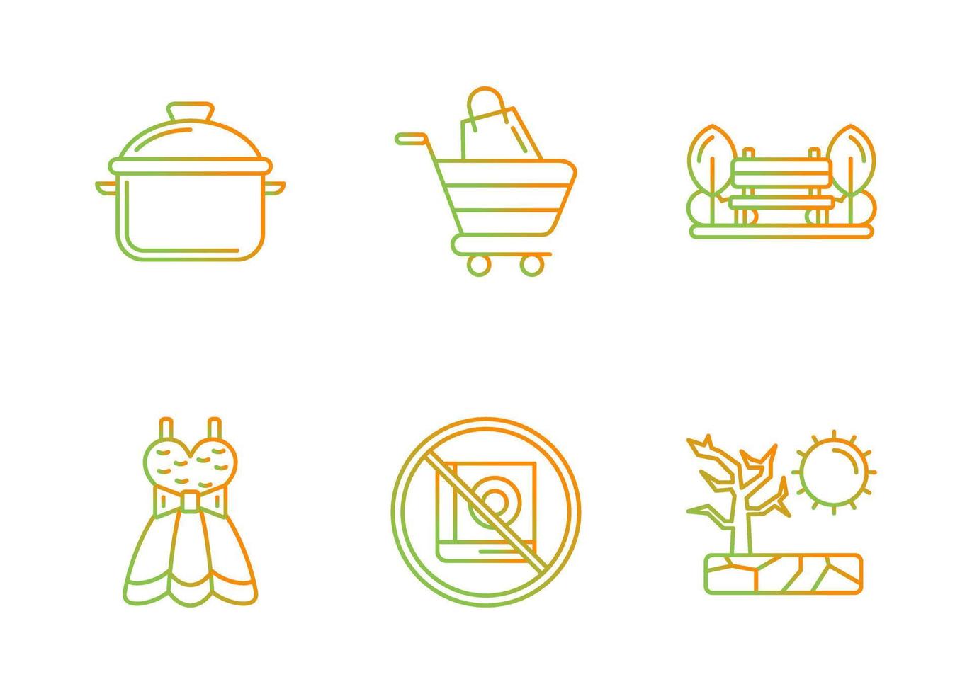 Poverty Vector Icon Set