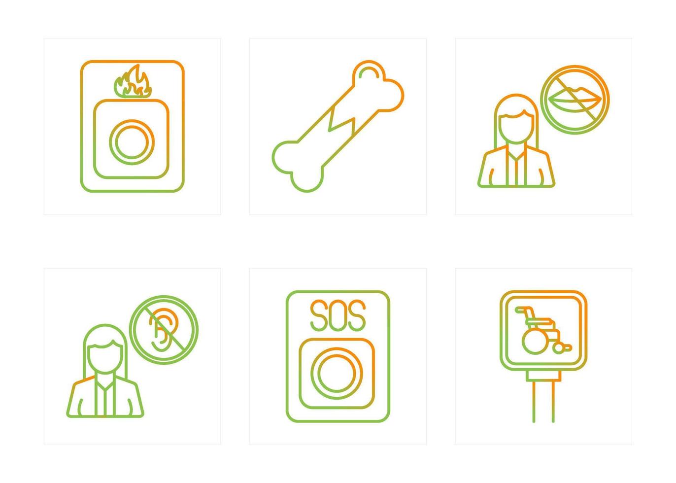 Accessibility Vector Icon Set