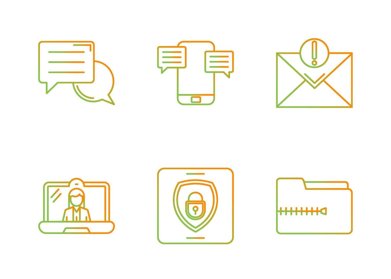 Set of Unique Vector Icons
