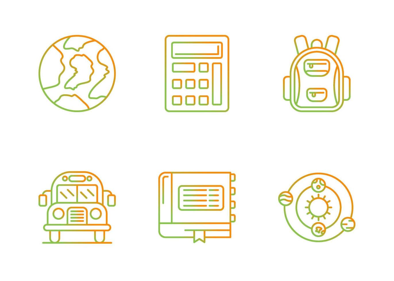 Education Vector Icon Set