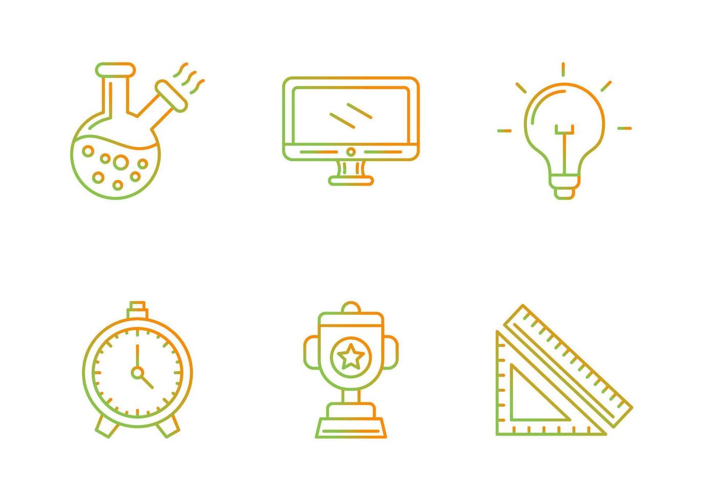 Education Vector Icon Set