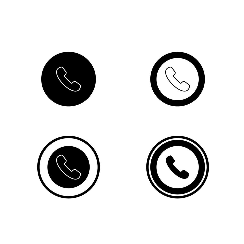 sign phone number illustration for logo or icon vector