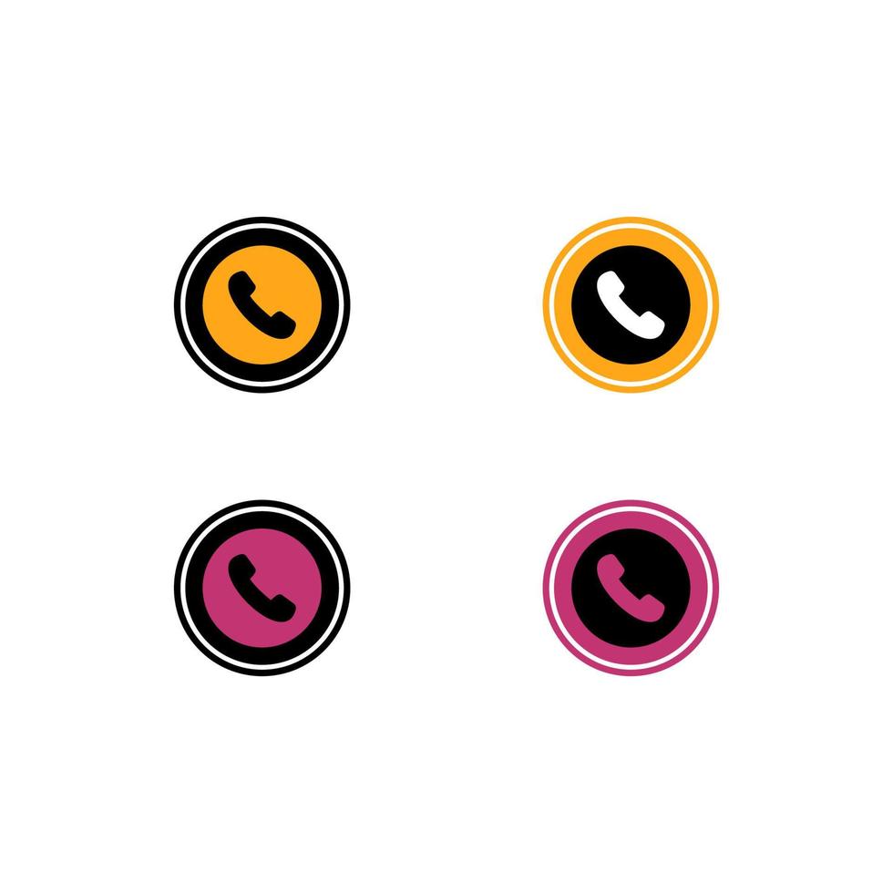 ilustración de teléfono para logotipo o icono vector