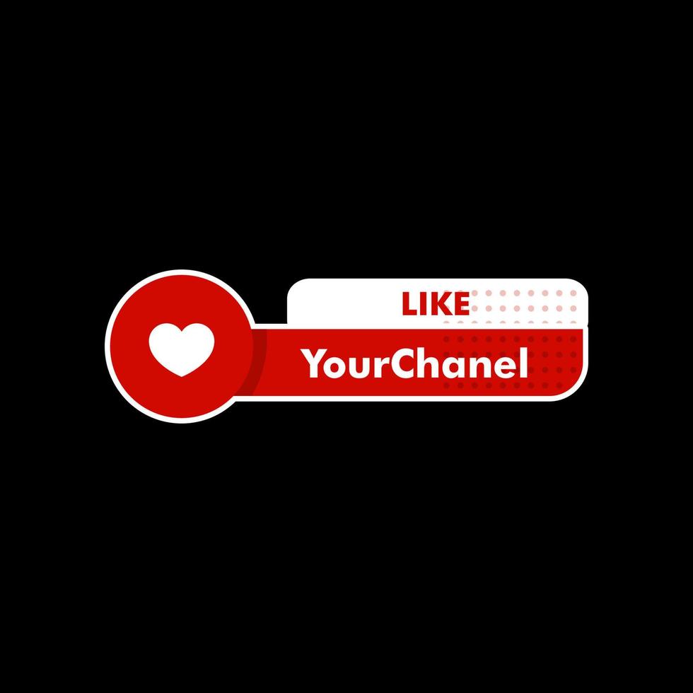 like sign illustration for logo or icon vector