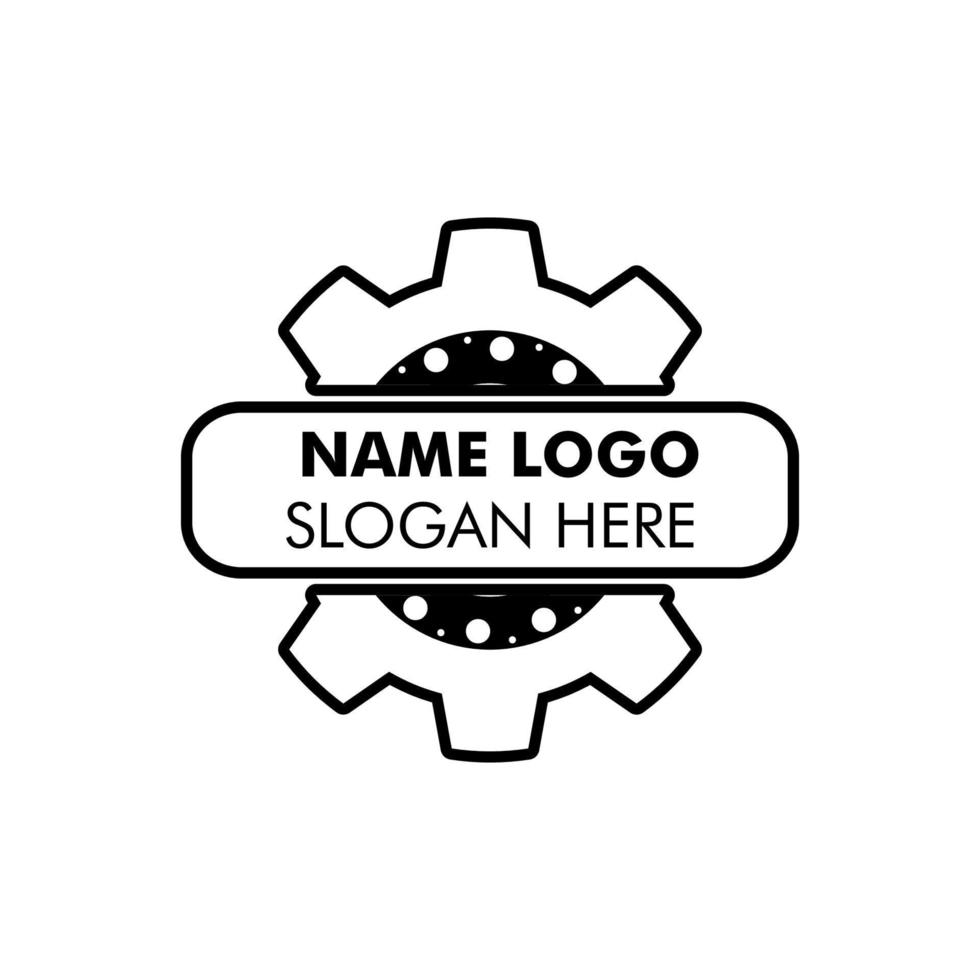 gear illustration for logo or icon vector