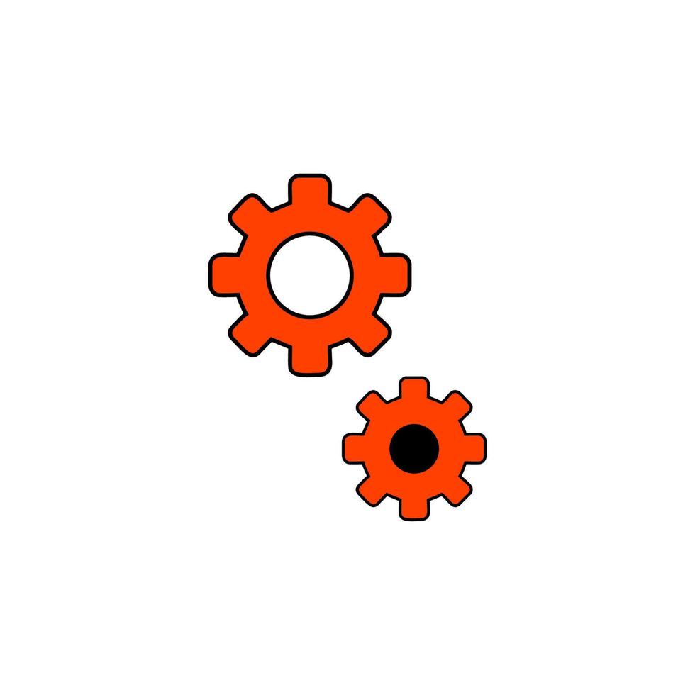 gear illustration for logo or icon vector