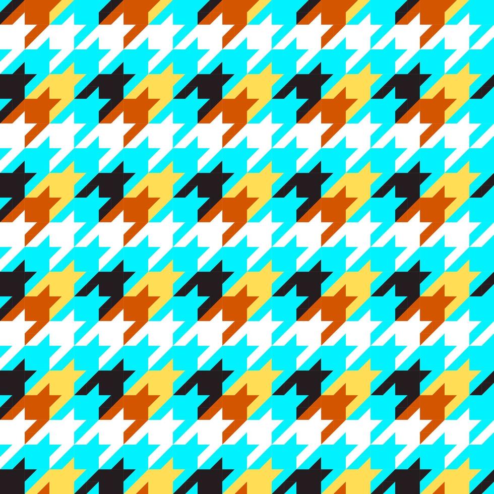 seamless pattern geometric hounds tooth pattern vector