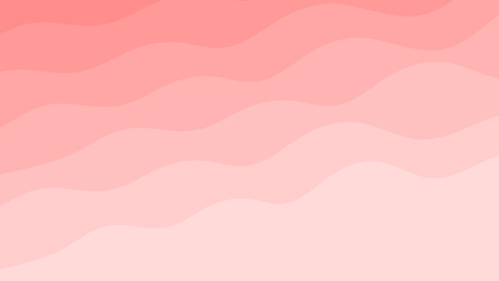 Vector illustration pink wave pattern,Soft gradient pastel waves,Abtract pink shell style