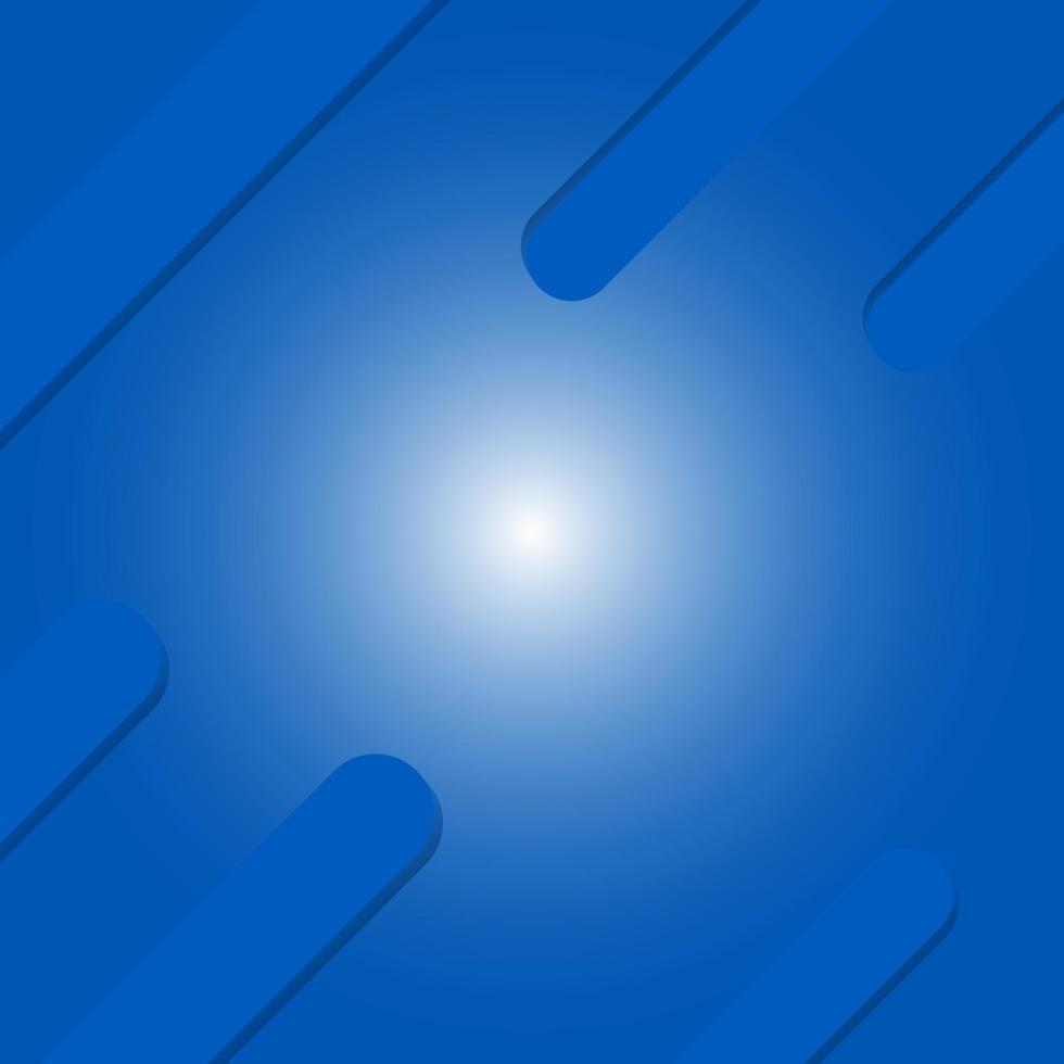 Vector blue shape 3d abstract minimal background