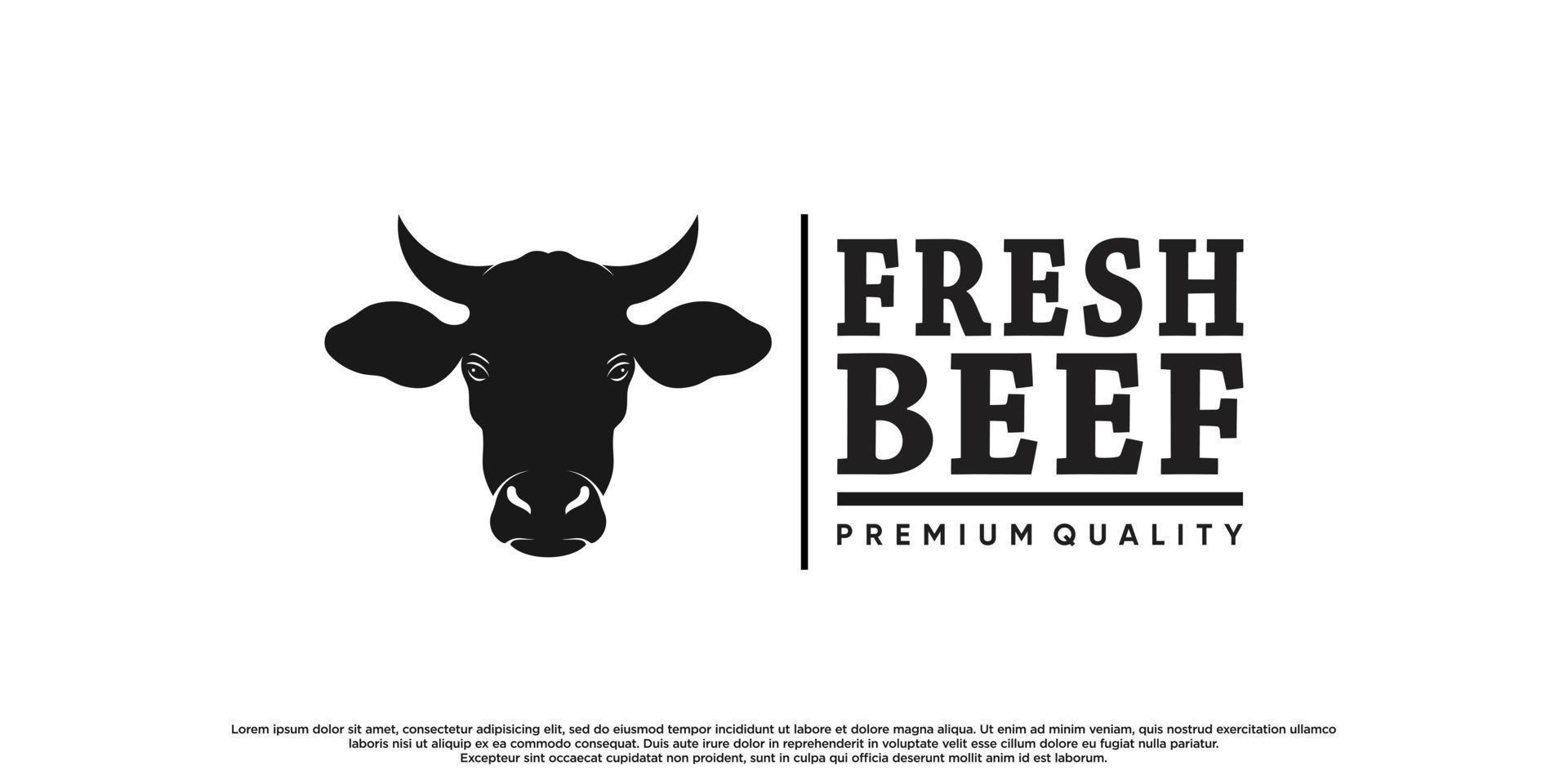 Cow logo design with unique concept Premium Vector part 2