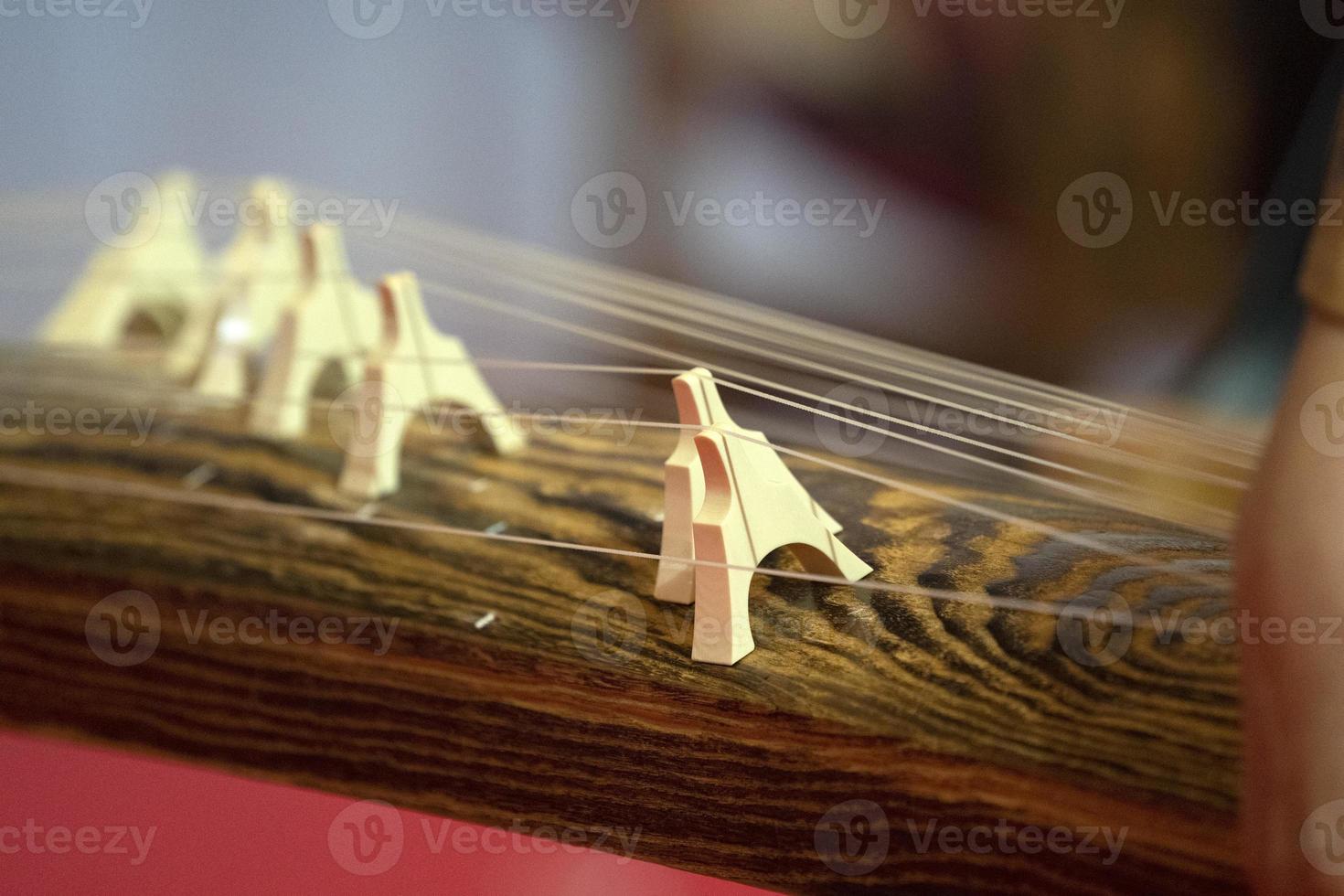 Koto japanese harp photo
