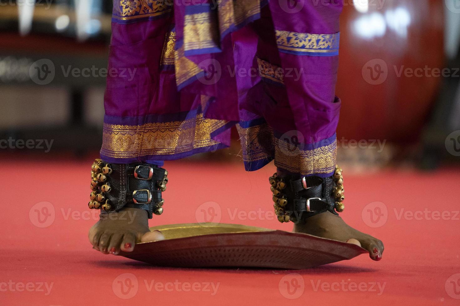 India traditional dance foot detail photo