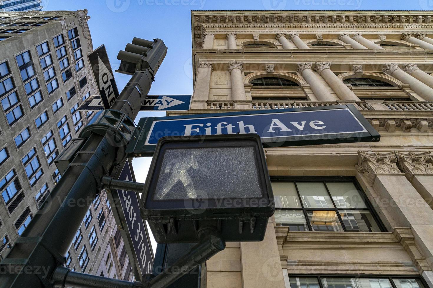 fifth avenue sign new york photo