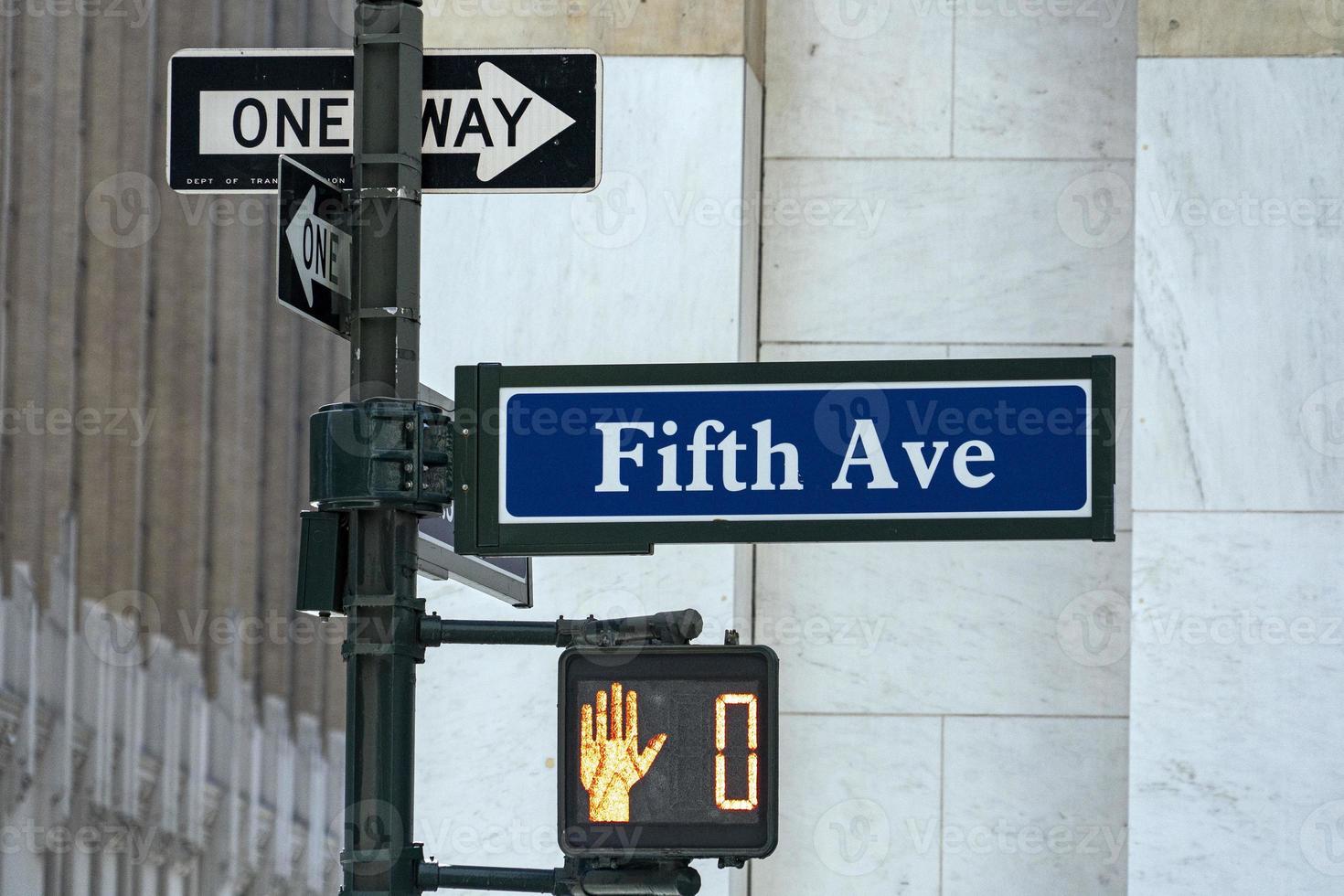 fifth avenue sign new york photo