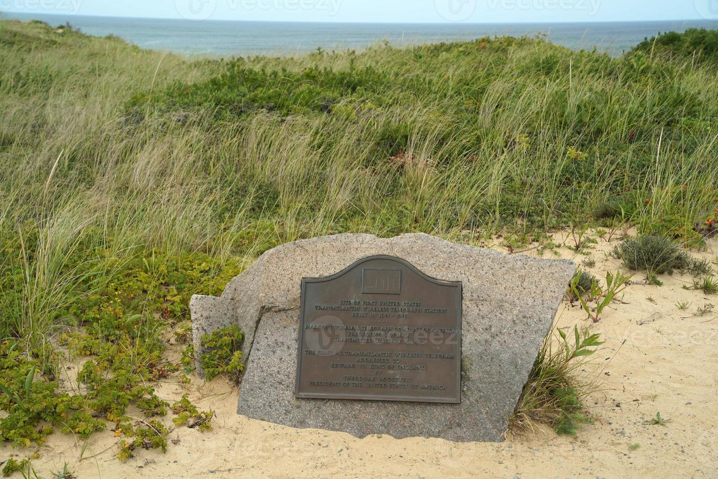 guglielmo marconi radio station in cape cod seashore photo