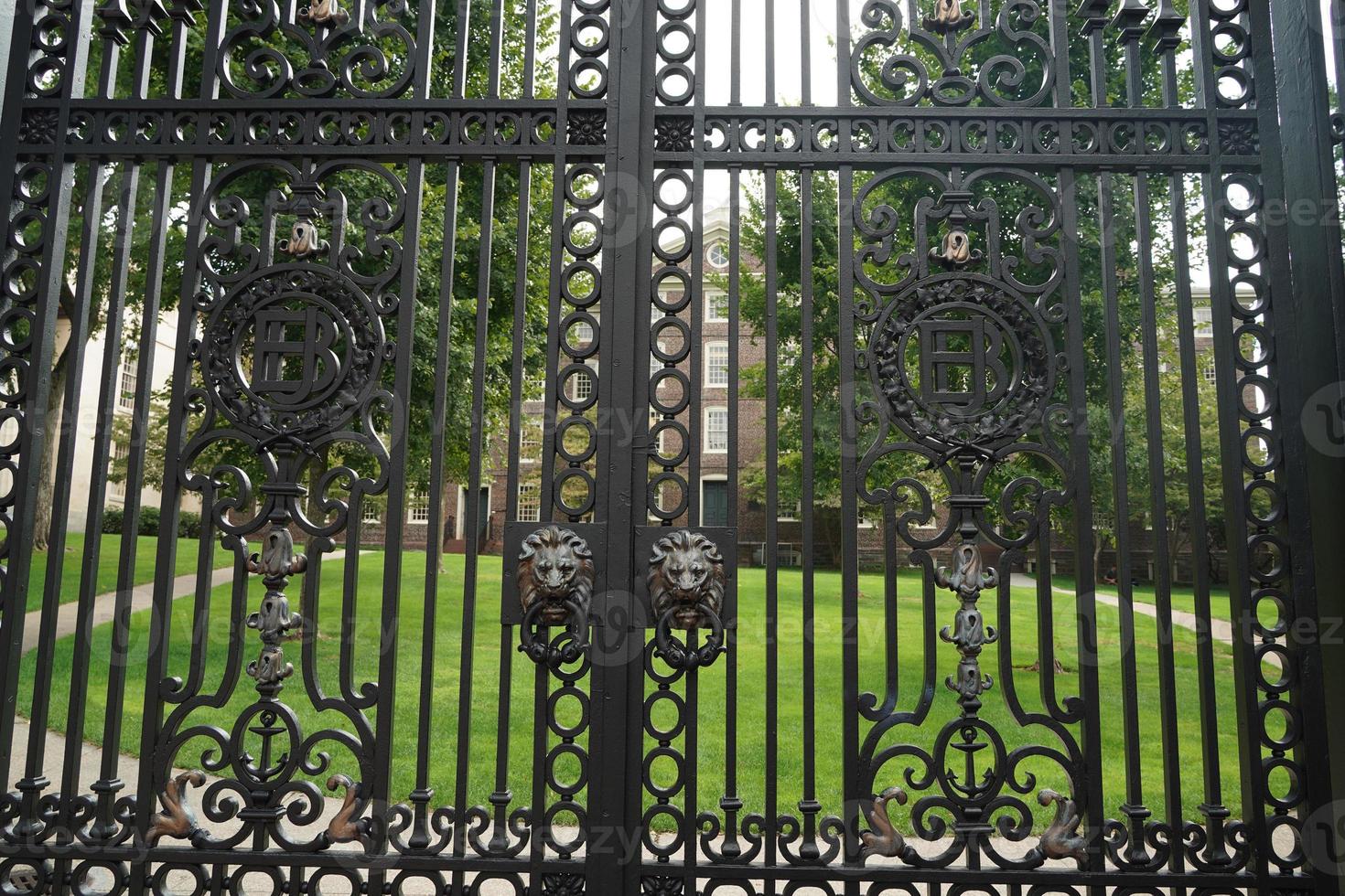 brown university providence rhode island historical buildings gate photo