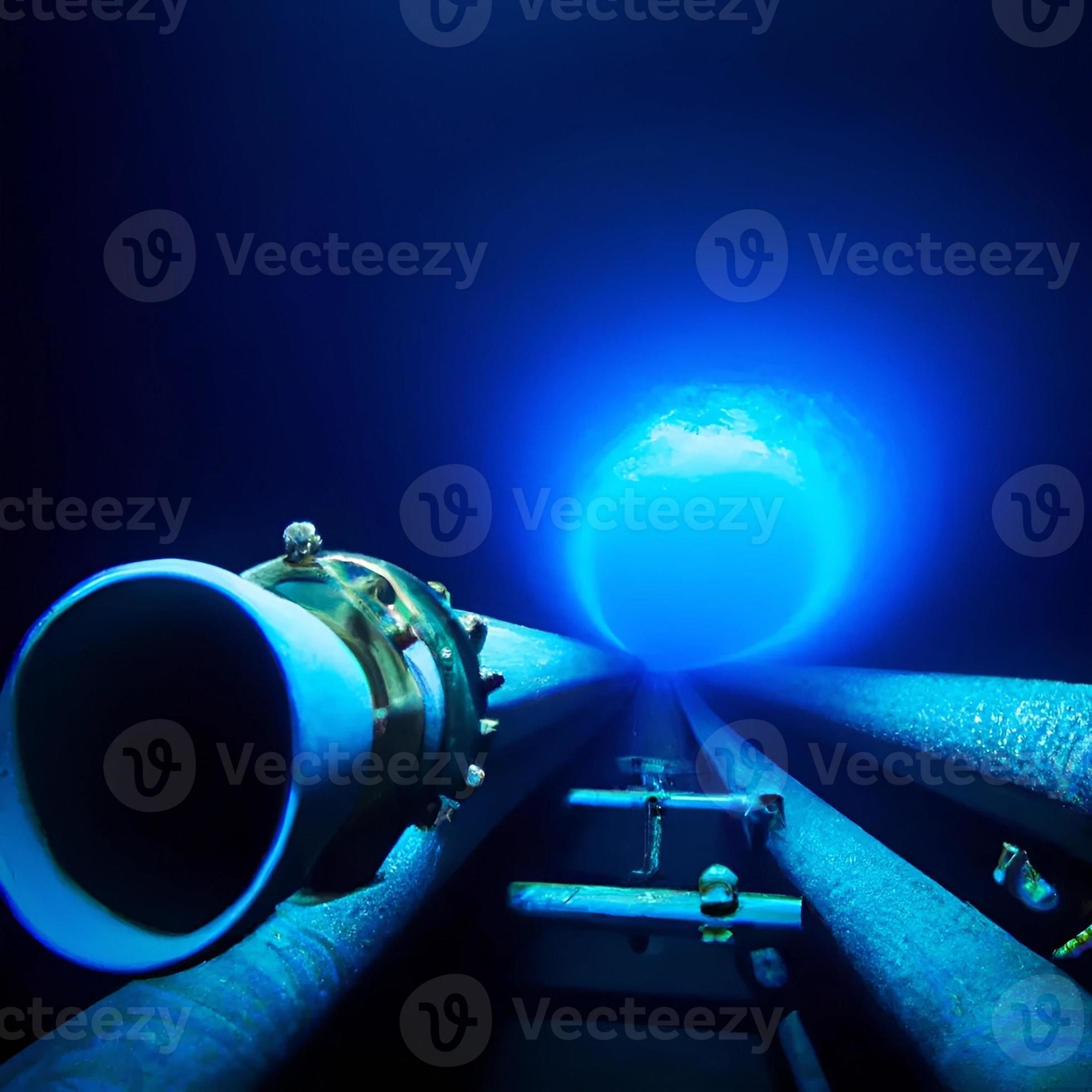 nord stream gas pipeline underwater imaginary illustration leaking gas