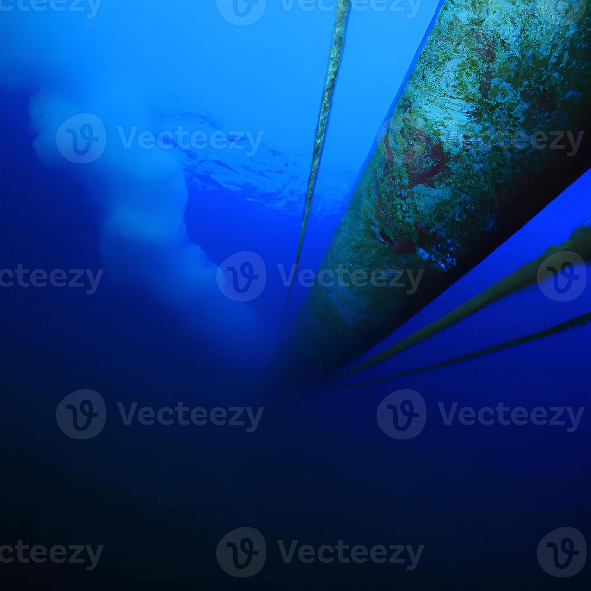 nord stream gas pipeline underwater imaginary illustration leaking gas