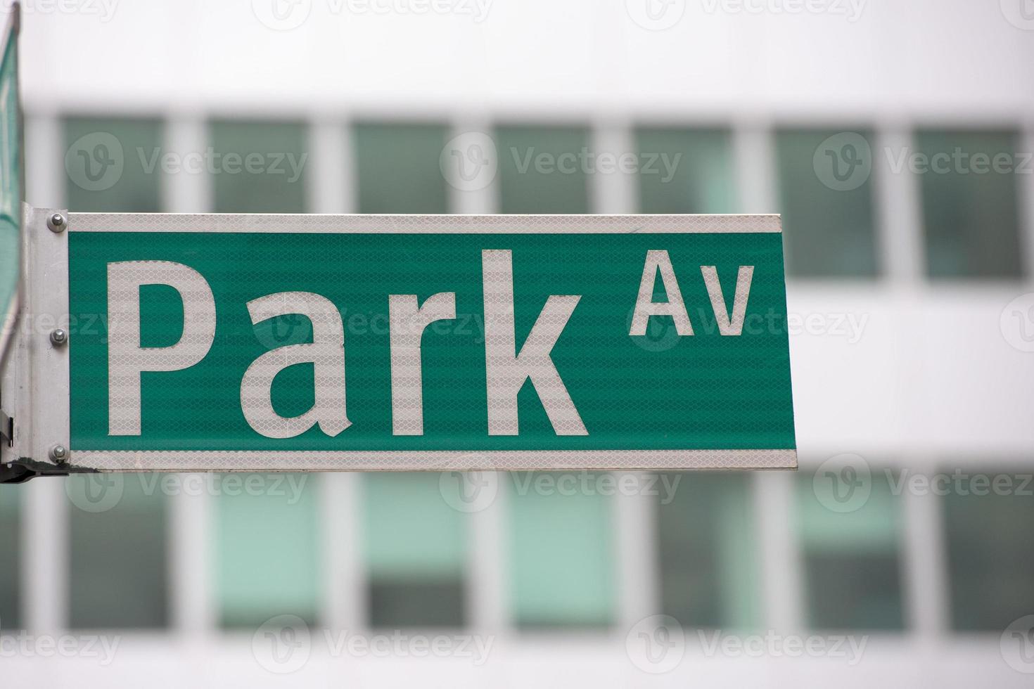 new york street sign Park Avenue photo