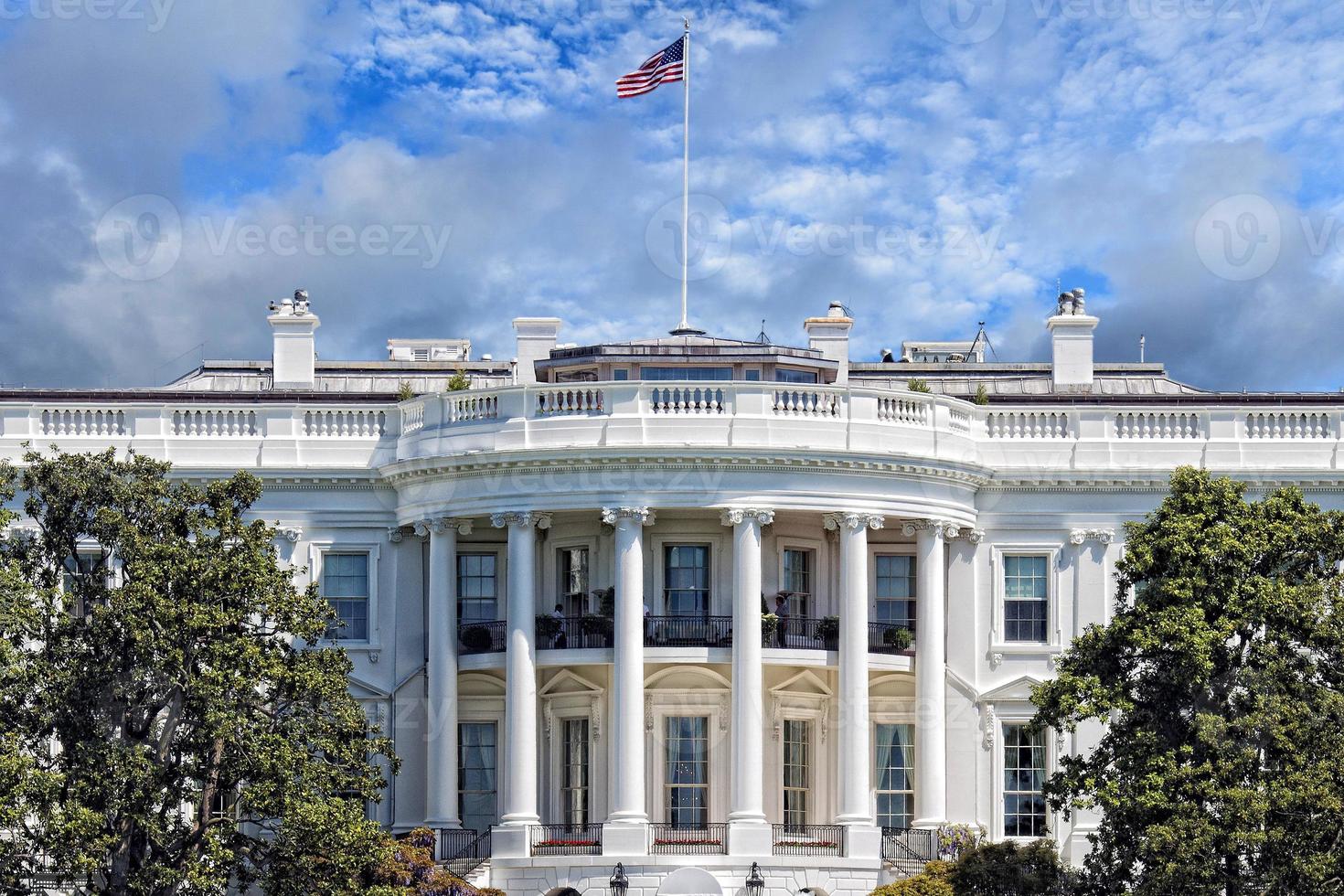 Washington White House on sunny day photo