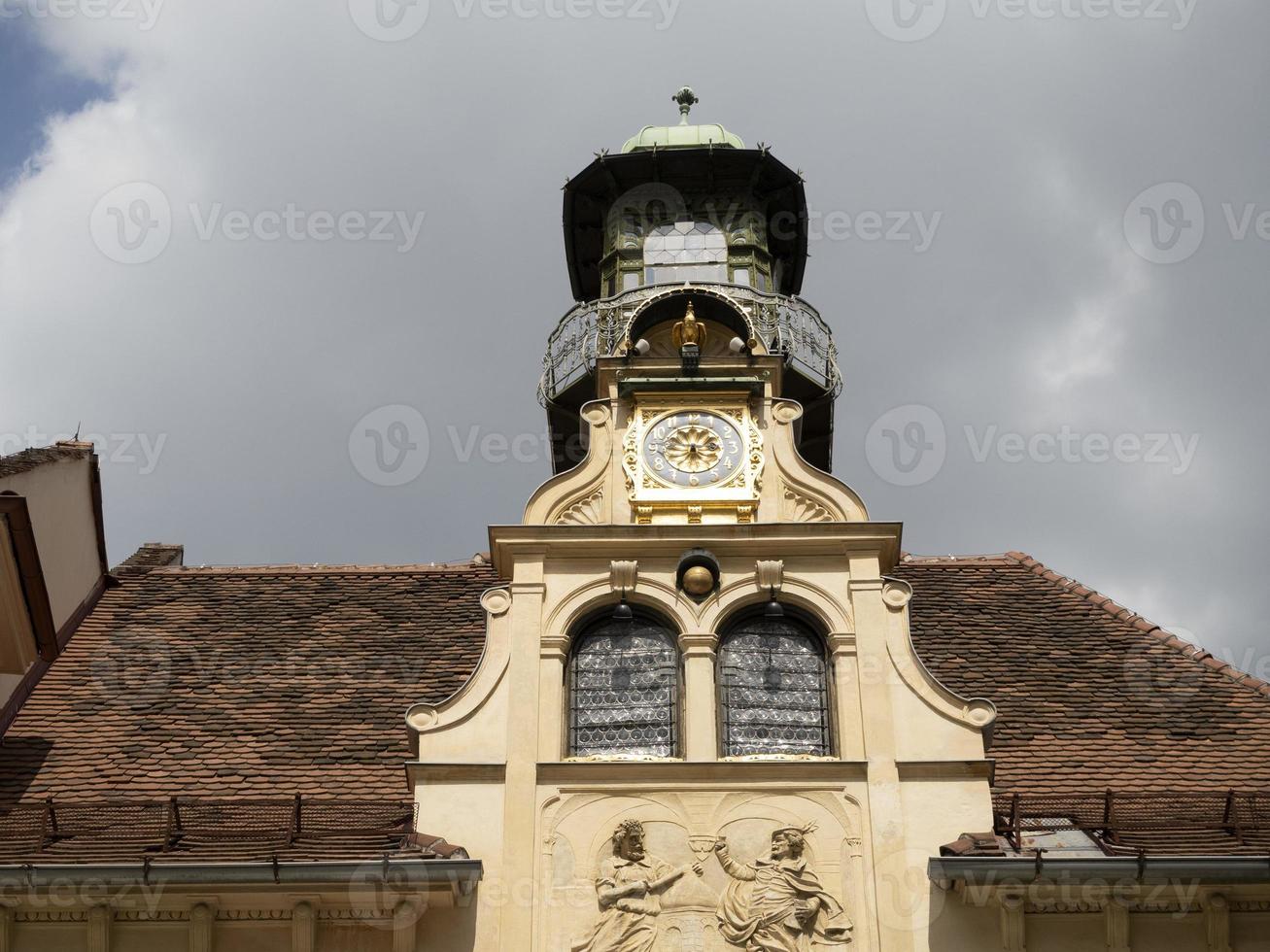 Graz Austria historical glockenspiel house photo