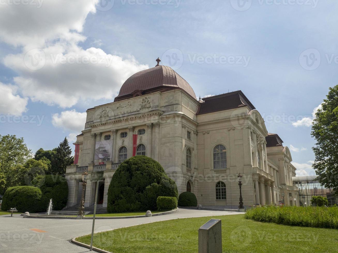 Graz Austria historical Opera building view photo