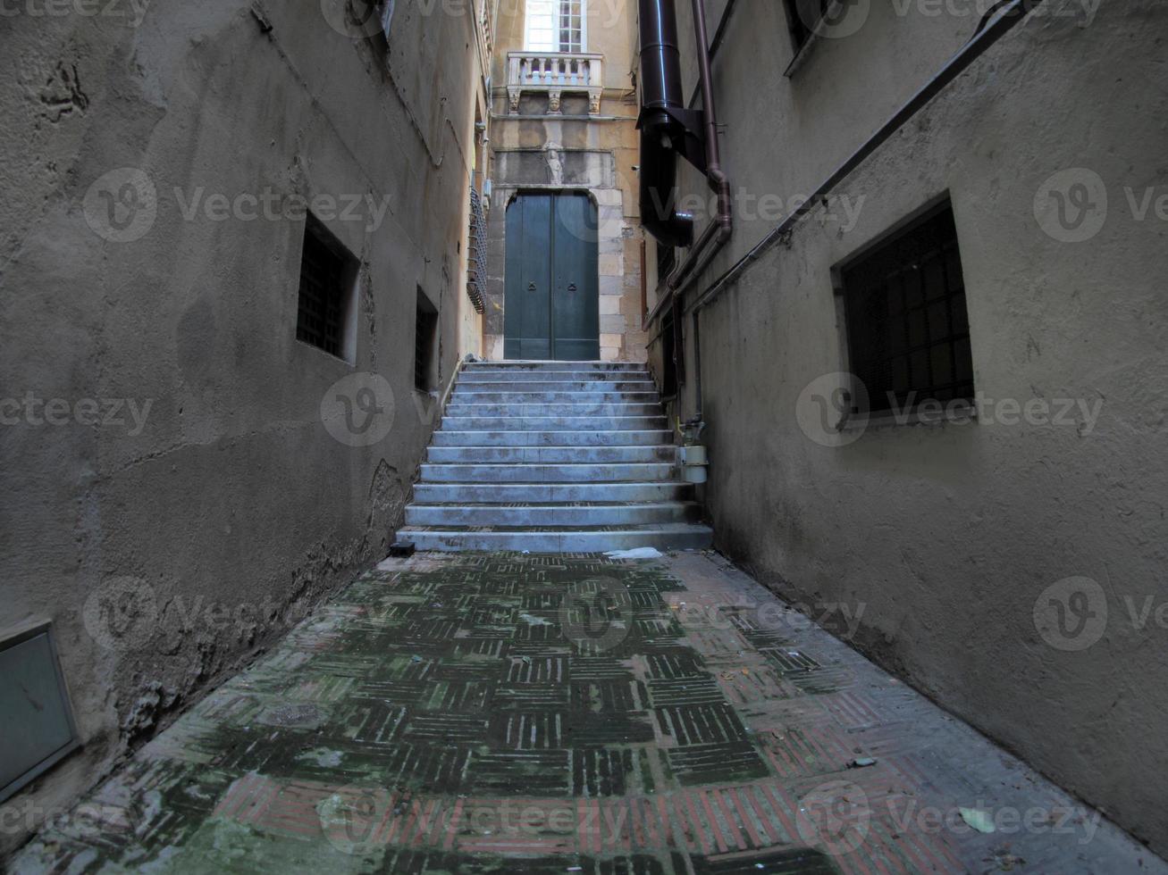 genoa historic palace and buildings in old town photo