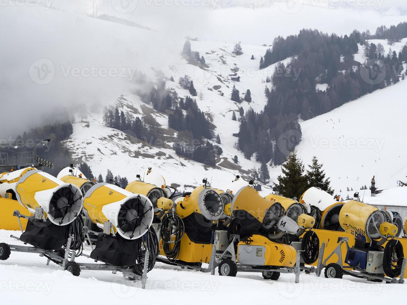 snow machine cannon snowmaker gun photo