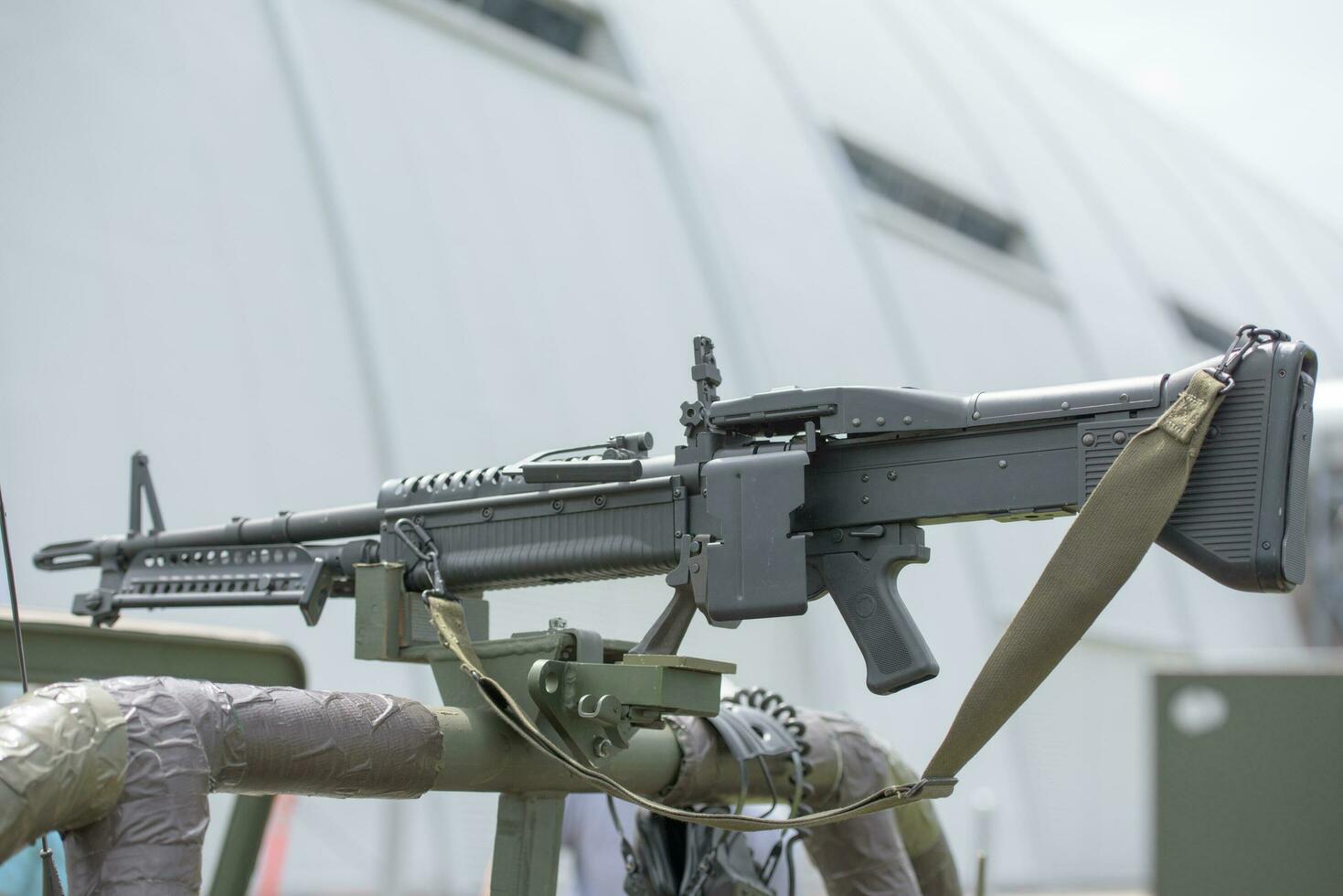 Machine Gun detail close up photo