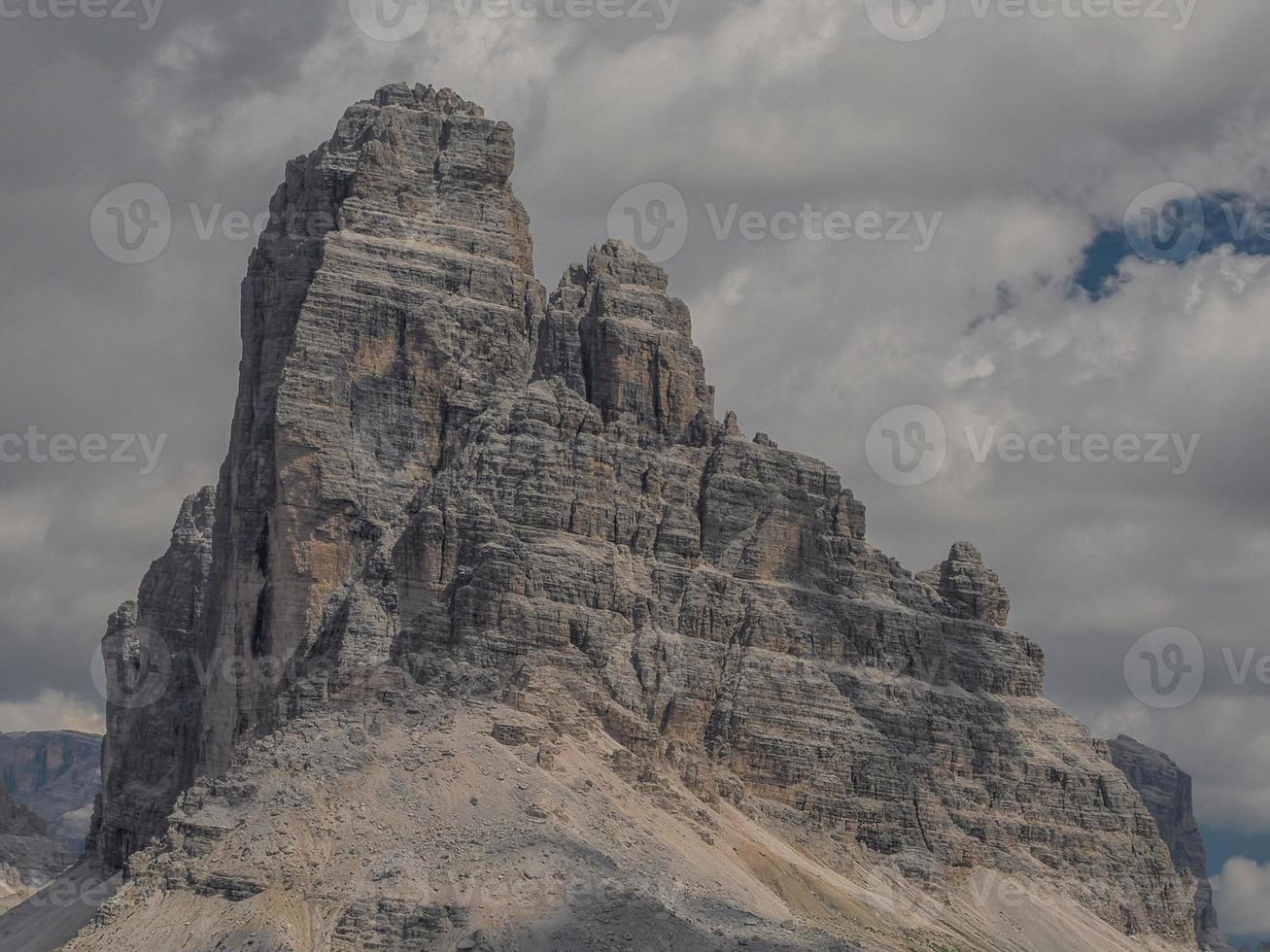 mount piana dolomites mountains first world war paths trench foxhole photo