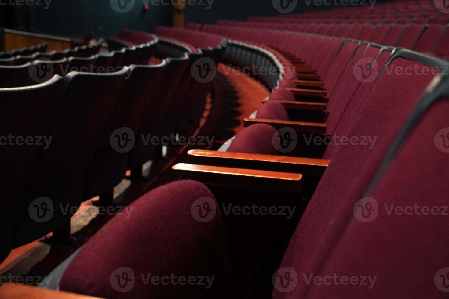 many empty seat in theatre photo