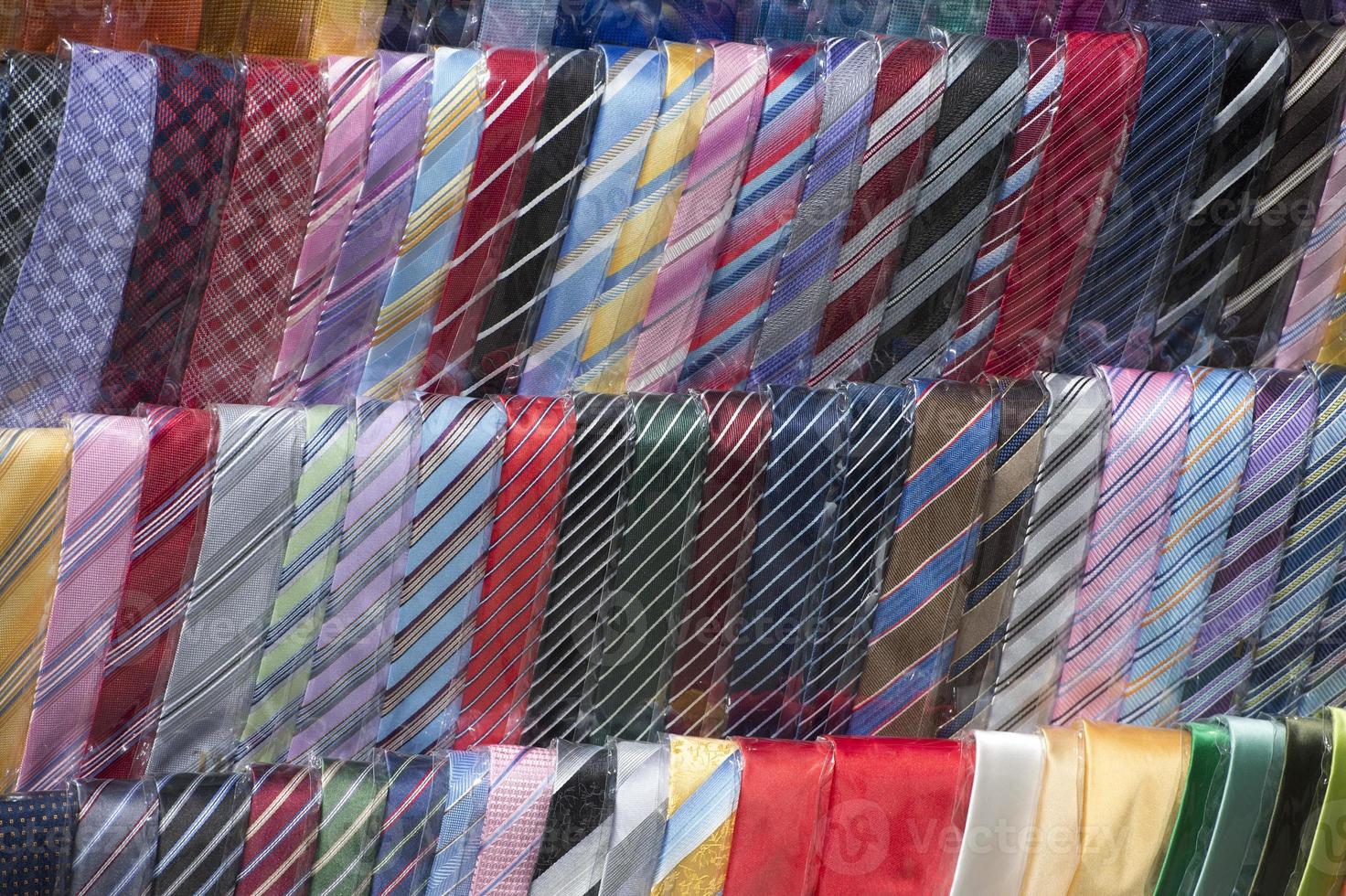 silk tie on display photo