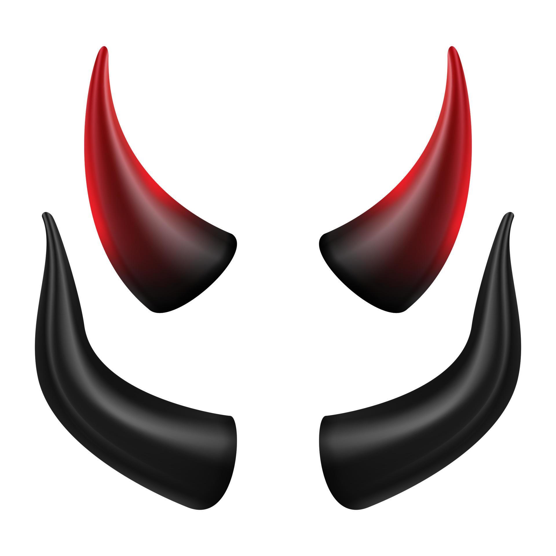 Devils Horns Vector. Good For Halloween Party. Satan Horns Symbol