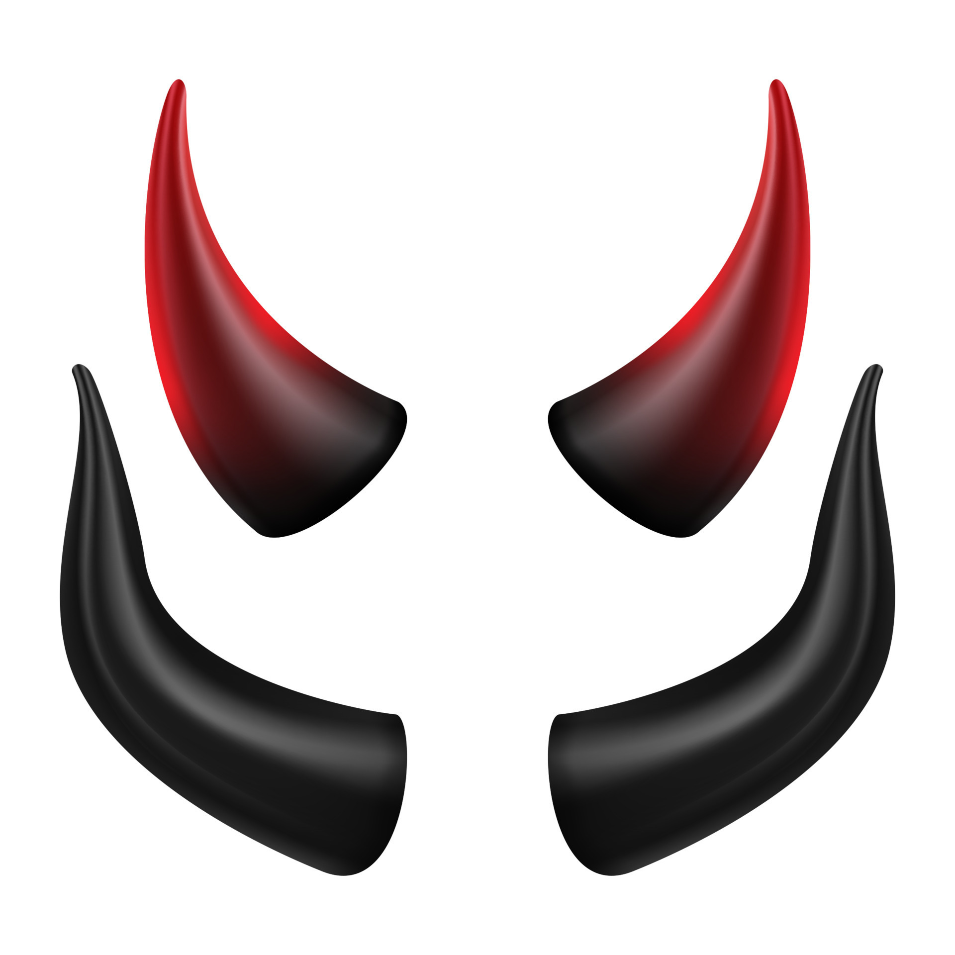 Devils Horns Vector. Good For Halloween Party. Satan Horns Symbol