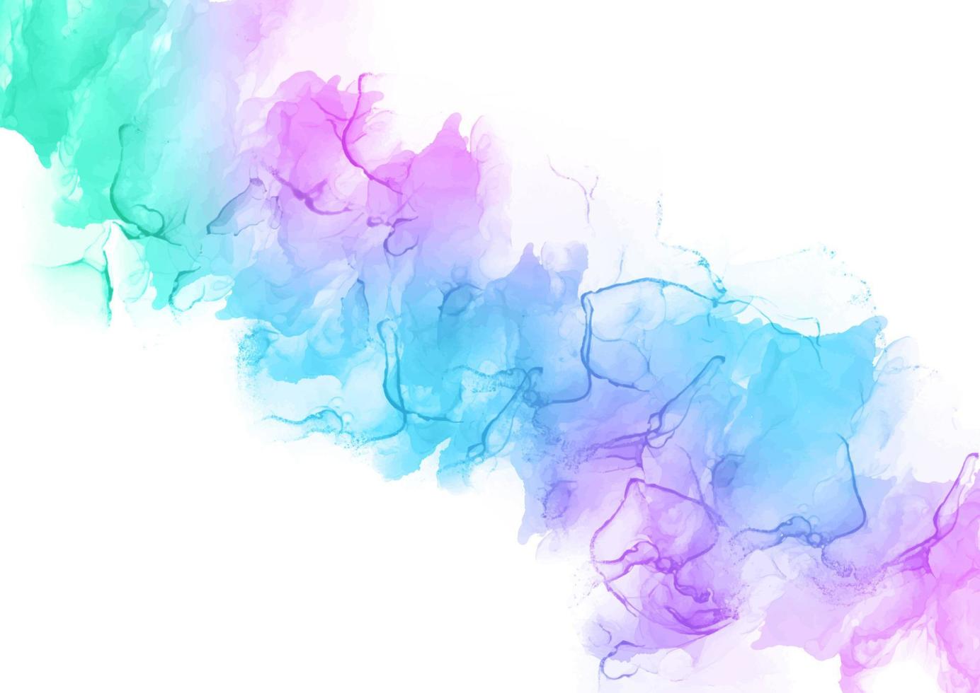 Pastel coloured alcohol ink background vector