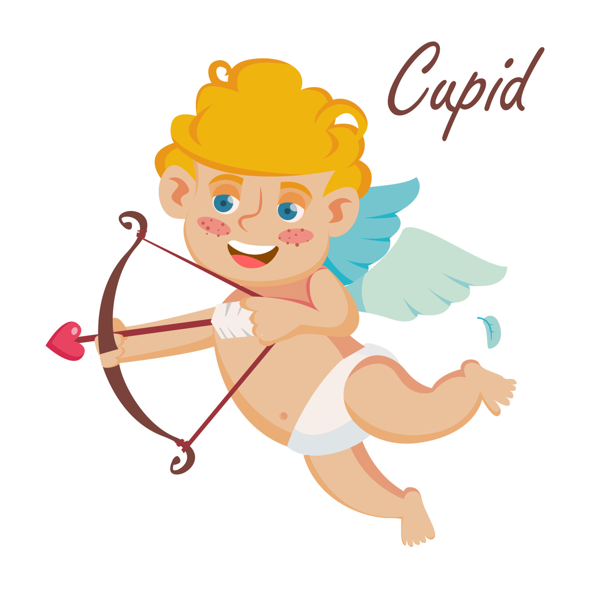 Icono de arco Cupido de ilustración vectorial para web y móvil Vector de  stock por ©PandaVector 120905866