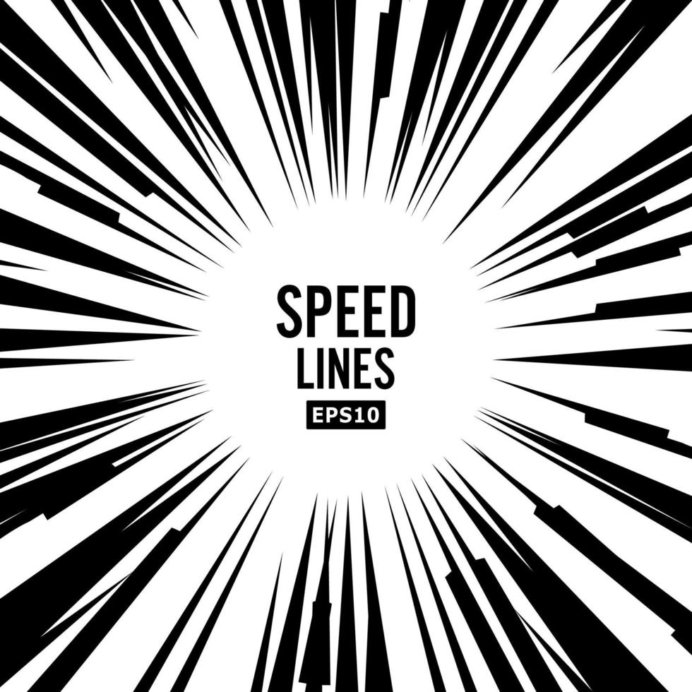 Comic Speed Lines Vector