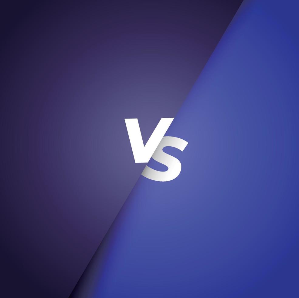 Versus vs background vector illustration.