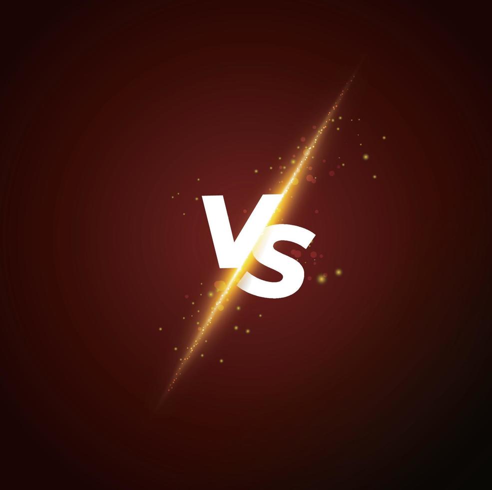 Versus vs background vector illustration.