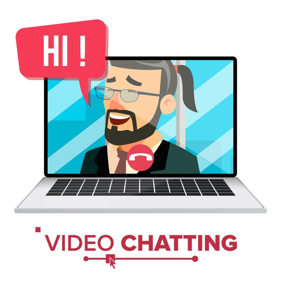 Chatting Vector. Chat Message. Technology Communicate. Bubble Speeches Messages. Isolated Flat Cartoon Illustration vector