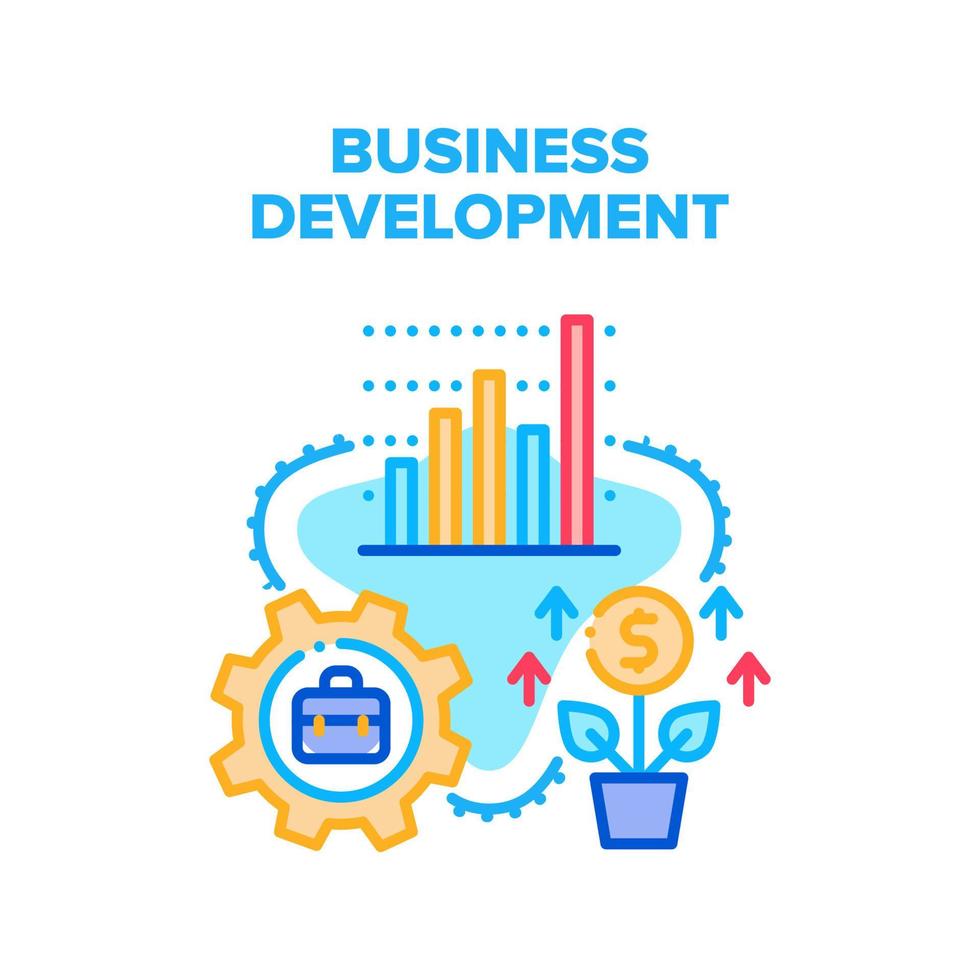 Business Development Vector Concept Illustration