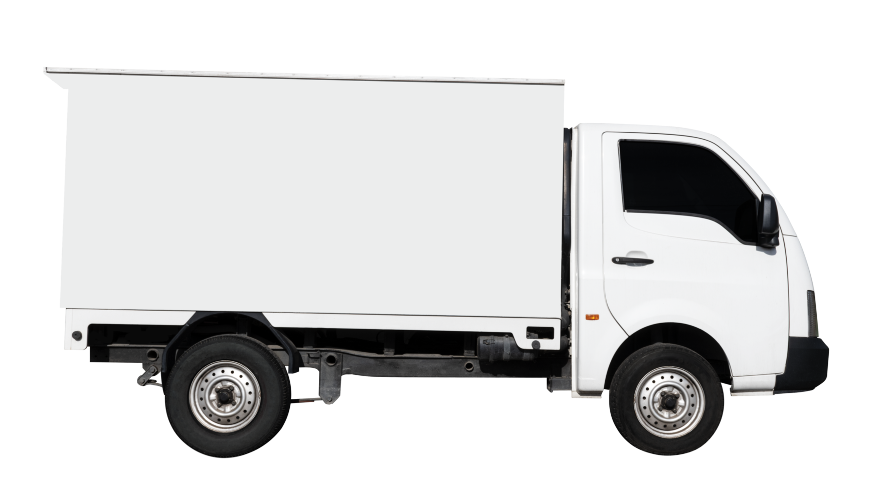 Mock up white truck png