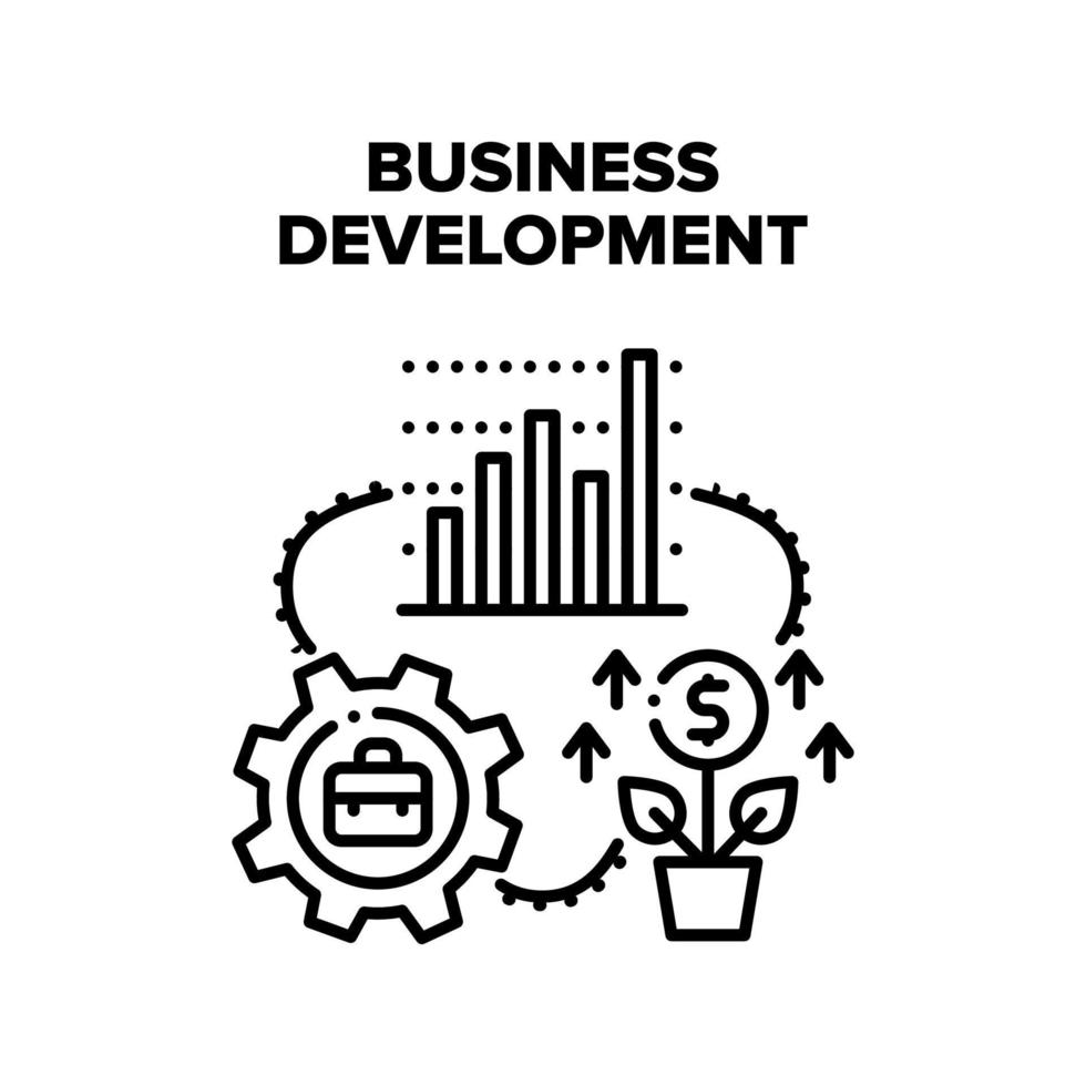 Business Development Vector Concept Illustration