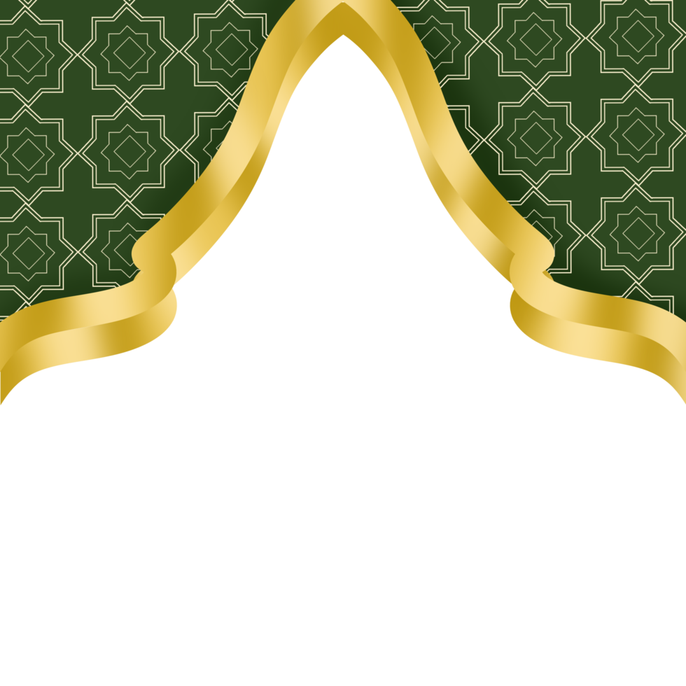 elegante frontera islámica png