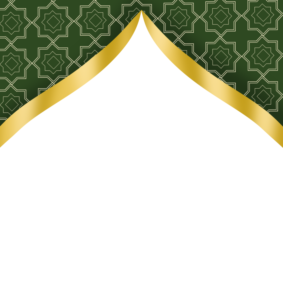 elegante frontera islámica png